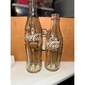Vintage Coca Cola Glass Bottles International Hebrew Arabic Coke Bottle Lot